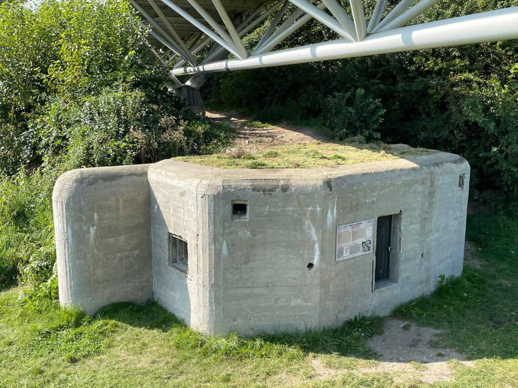 Zelená strecha s kvitnúcimi bylinami - Bunker - Devínska Nová Ves